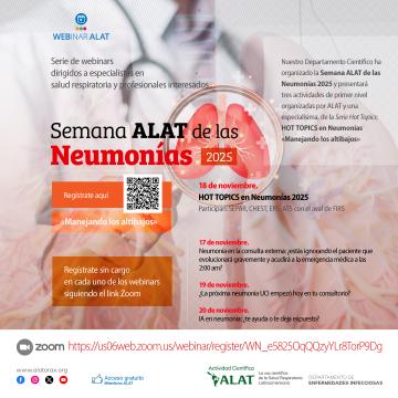 Día Mundial de la Neumonía, 12 de noviembre 2025