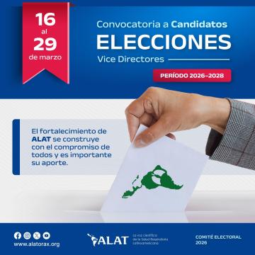 Elecciones ALAT 2026 VICE DIRECTORES Departamentos Científicos ALAT | Período 2026 a 2028