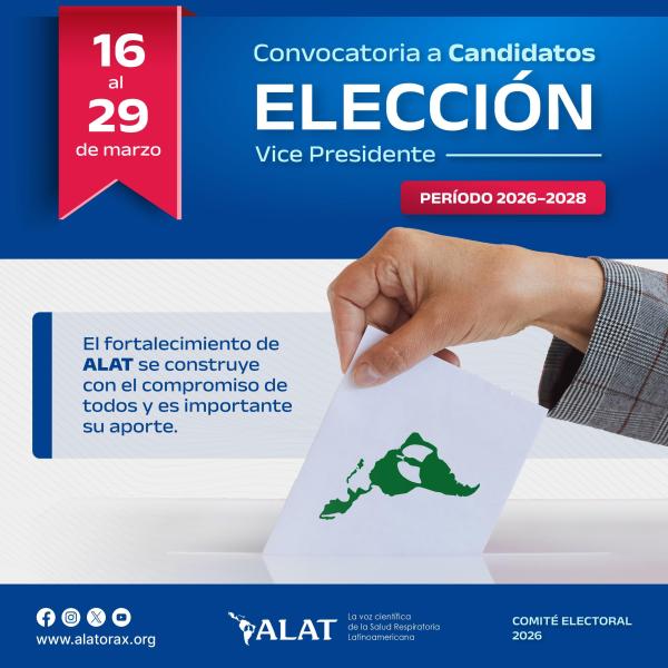 Elecciones ALAT 2026 VICE PRESIDENTE | Período 2026 a 2028