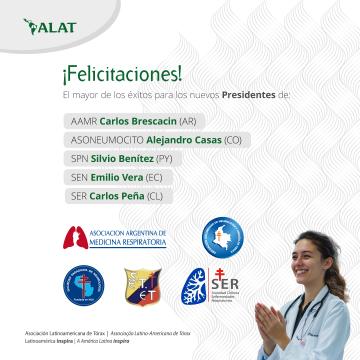 Felicitaciones y el mayor de los éxitos para los nuevos Presidentes