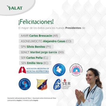 Felicitaciones y el mayor de los éxitos para los nuevos Presidentes