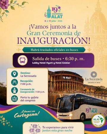 ¡Vamos juntos a la Gran Ceremonia de Inauguración!
