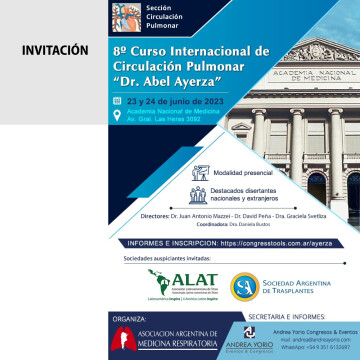 8º Curso Internacional de Circulación Pulmonar
