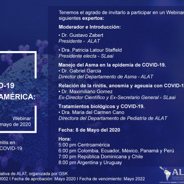 COVID-19 en Latinoamérica: Asma y Rinitis en la época del COVID-19