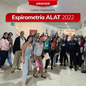 ¡Excelente curso en marcha! Espirometría: curso itinerante ALAT 2022 | Caracas, Venezuela