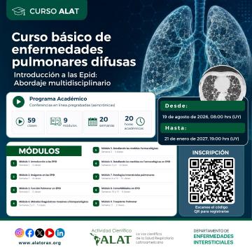 Curso básico de enfermedades pulmonares difusas