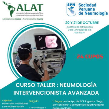 Curso taller SPN: Neumología intervencionista avanzada