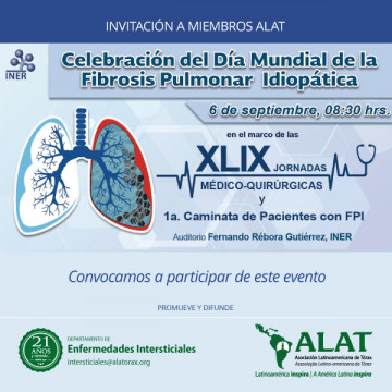 Día Mundial de la Fibrosis Pulmonar Idiopática: 6 de septiembre de 2017
