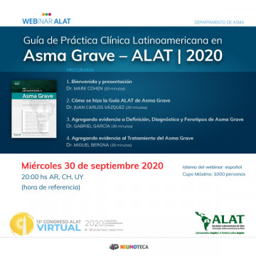 Guía de Práctica Clínica Latinoamericana en Asma Grave – ALAT | 2020