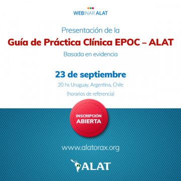 Presentación de la nueva Guía de Práctica Clínica EPOC – ALAT. Basada en evidencia