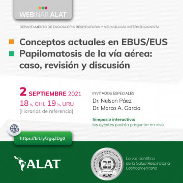 Segundo Webinar del Departamento de Endoscopia Respiratoria y Neumología Intervencionista