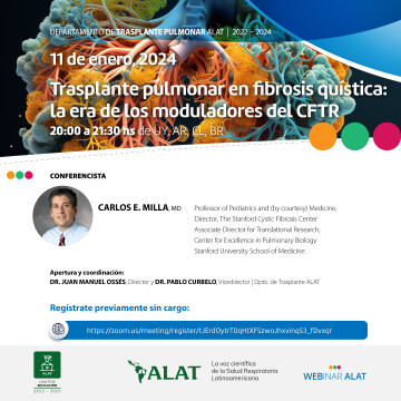 Trasplante pulmonar en fibrosis quística: la era de los moduladores del CFTR