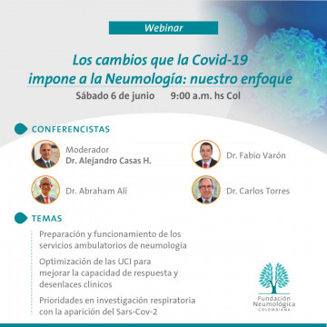 Webinar: Los cambios que la Covid-19 impone a la Neumología: nuestro enfoque