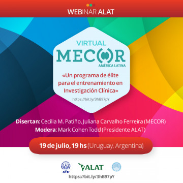 Webinar: MECOR «Un programa de élite para el entrenamiento en  Investigación Clínica»