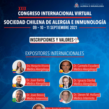 XXIX Congreso de la Sociedad Chilena de Alergia e Inmunología