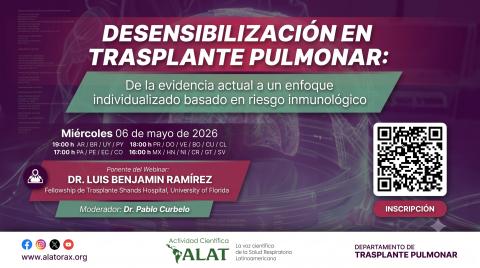 Desensibilización en trasplante pulmonar: De la evidencia actual a un enfoque individualizado basado en riesgo inmunológico