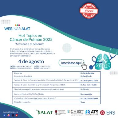 Hot Topics en Cáncer de Pulmón, 2025