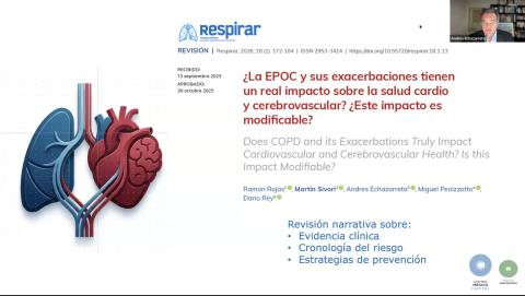 ¿La EPOC y sus exacerbaciones tienen un real impacto sobre la salud cardio y cerebrovascular? ¿Este impacto es modificable?